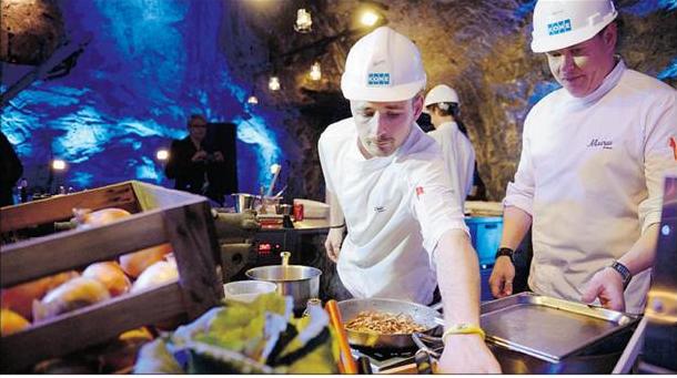 Taste underground: the Finnish Muru restaurant equip in a mine