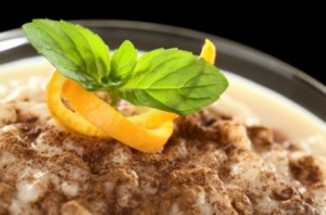 chocolate rice pudding 