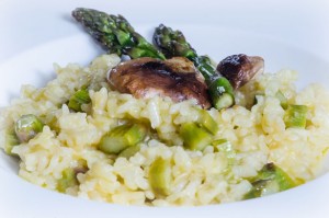 asparagus risotto