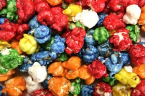 colored popcorn