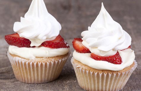 Yogurt ice cream cupcakes