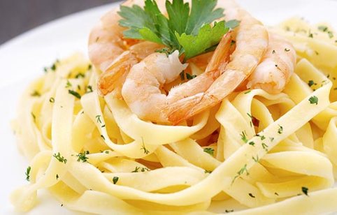 Pasta with Lemon Shrimp