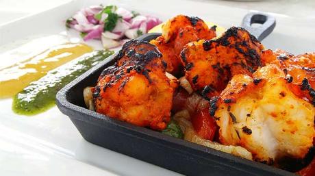 Shrimp baked with spices