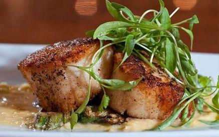 Scallops in Herb Butter Sauce