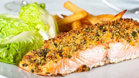 Walnut Crusted Salmon