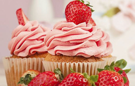 Strawberry cupcakes, enjoy them without guilt!